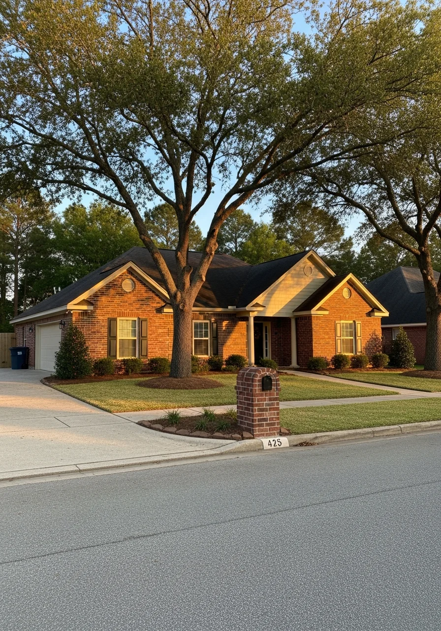 Slidell home exterior showing typical north shore construction and property grounds.